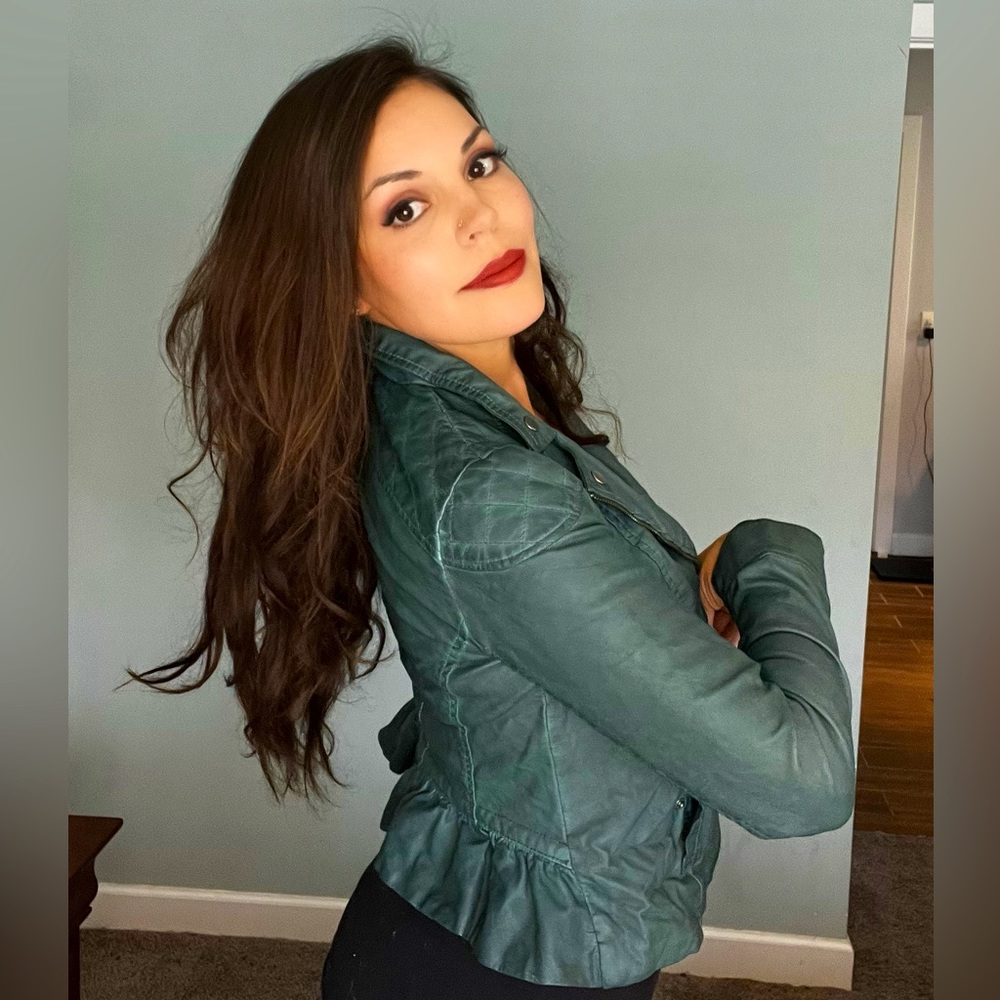 Anthropologie Cartonnier Fayett Vegan Leather Jacket